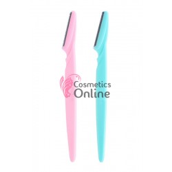 Brici pentru sprancene cu maner din plastic, set 2 bucati G114